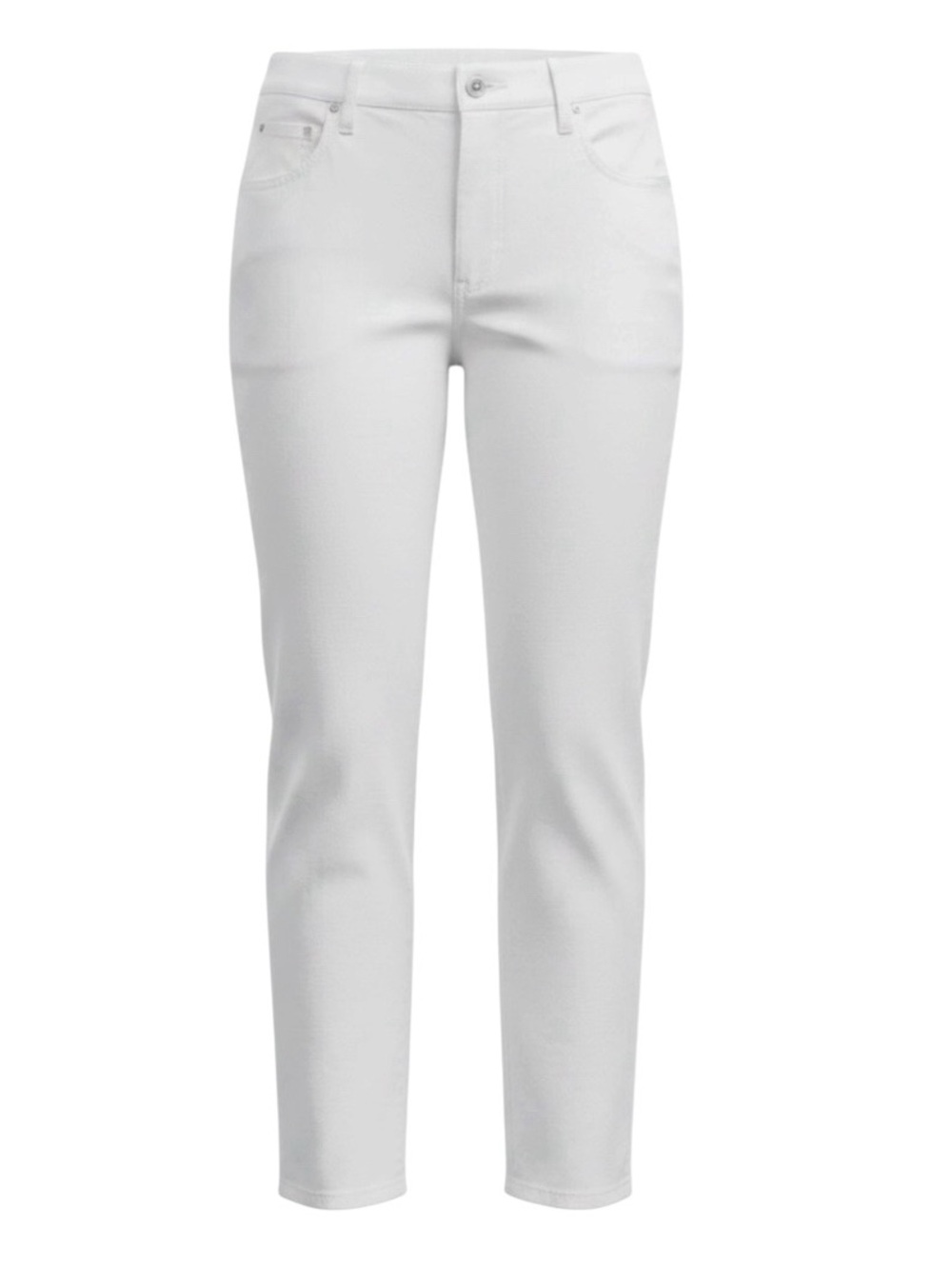 Frank & Eileen Wicklow Italian Stretch Cotton Mid-Rise Straight Leg CroppedPants